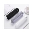 thumbnail image 4 of 1pc Clear Square Mesh Pencil Case For Stationery/Makeup Brush Storage, 4 of 4