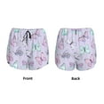 thumbnail image 4 of Disketp Purple Butterfly Print Women's Shorts Workout Shorts for Athletic Gym Running Shorts with Phone Pockets XX-Large, 4 of 8