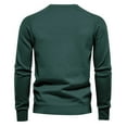 thumbnail image 4 of AherBiu Chandails pour Hommes Col Rond Manches Longues Tricot Automne Décontracté Thermique en Coton, 4 of 5