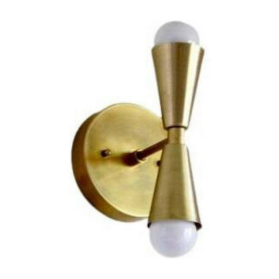 2 Light Wall Modern Brushed Brass Sputnik chandelier light Fixture