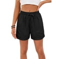 thumbnail image 2 of Women'S Shorts Casual Summer Shorts High Waisted Comfy Pull on Shorts with Pockets, 2 of 9