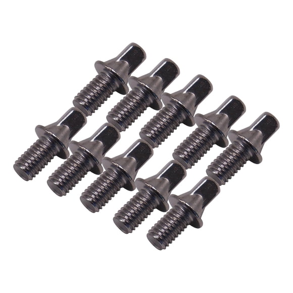 10x Tiges de Tension pour Tambour en Métal Durable et Solide pour Accessoire de Caisse Claire DIY M6X10mm