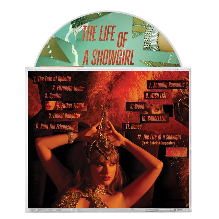 THE LIFE OF A SHOWGIRL CDサインPHOTO2① Taylor Swift The Life of a Showgirl CD Hand Signed Photo 12 Tracks