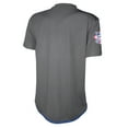 thumbnail image 3 of Men's  Stitches Charcoal New York Yankees Team V-Neck Jersey, 3 of 3