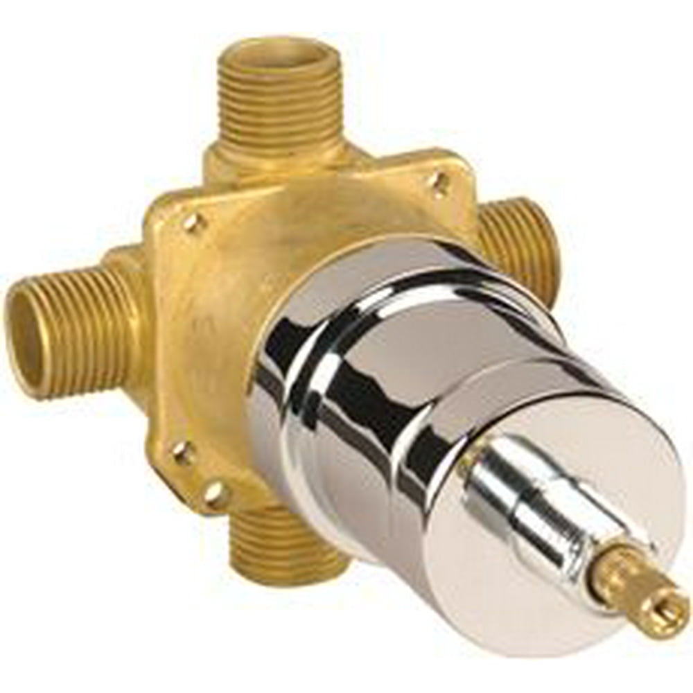 Ceramic Disc Cartridge Pressure Balance Valve, Ips/Sweat Less Stops, Rough Brass