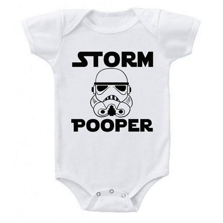 

Ink Trendz® Storm Pooper Trooper Baby Onesie Bodysuit Romper (0-3 Months)