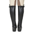 thumbnail image 2 of TuffRider Ladies Belmont Leather Half Chaps- Black- M, 2 of 2