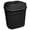Black, variant on Bath Bliss 2.5 gal Sailor Knot Plastic Swing Top Bathroom Trash Can, Gray