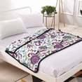 thumbnail image 3 of Pofeuu Fairy Flower Print Bed Blanket, Soft Flannel Blankets for Bed,Sofa, Couch, Chair, 50 X 60 Inches, Double Layer, 3 of 8