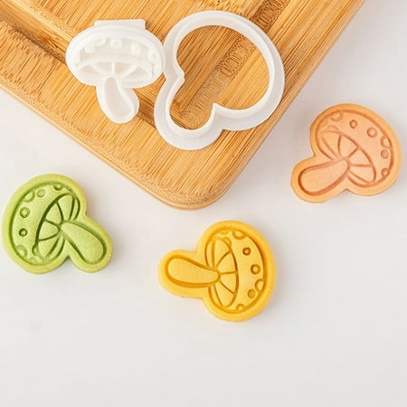 

Leaf Baking Tool Palm Fruit Pumpkin Household Cookie Embossing Mould Biscuit Mould MUSHROOM