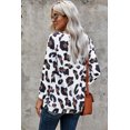 thumbnail image 1 of POGLIP Women's White Leopard Long Sleeve Top, 1 of 6