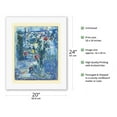 thumbnail image 2 of Bouquet of Flowers - Vintage Abstract Art by Marc Chagall c.1977 - Fine Art Rolled Canvas Print (Unframed) 16in x 20in, 2 of 4