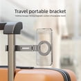 thumbnail image 3 of Soporte Magnético Universal para Teléfono Travel Essential Soporte de Teléfono de Avión Manos con Rotación Flexible para Teléfono Inteligente-Plata, 3 of 5