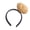Beige, variant on "Novelty 3D Fruit Headband with Cute Design, Soft Padded Band, Secure Hold for All Hair Types, Ideal for Halloween, Birthdays, and Theme Events - Red"