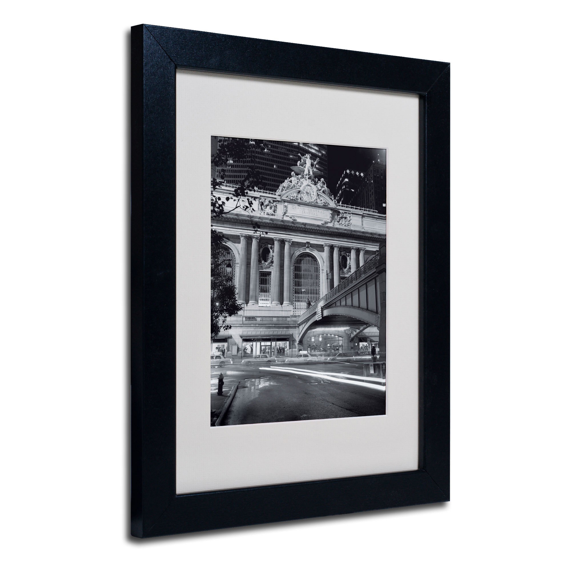 Matted art under acrylic in a wood frame