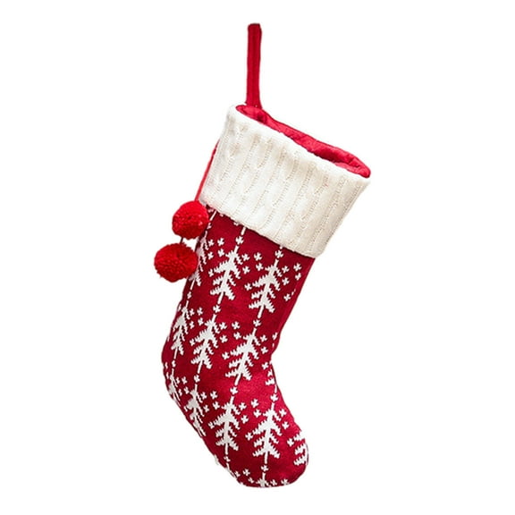 Odeerbi Christmas Stocking Decoration Gift Bag Merry Christmas Santa Large Hanging Stockings Christmas Ornaments For Family Personalized Gifts Xmas Tree Decorations Red