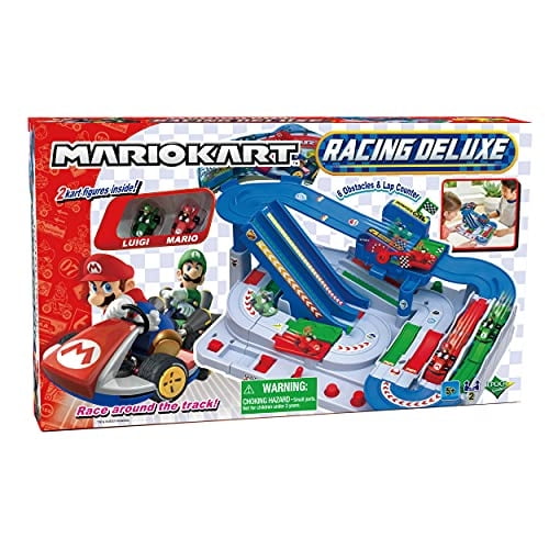 EPOCH Games Mario Kart™ Racing Deluxe, carrera de obstáculos para vehículos con figuras de EPOCH EPOCH