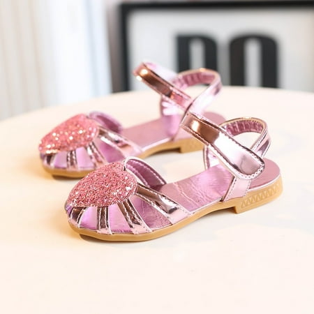 

Girls Baotou Dance Show Sandals Children s Sequin Love Beach Children s Shoes Fragarn