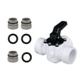 thumbnail image 2 of koolsoo 3 Way Diverter Valve Replacement Slip Valve for Garden Pond Pool Accessories White, 2 of 9
