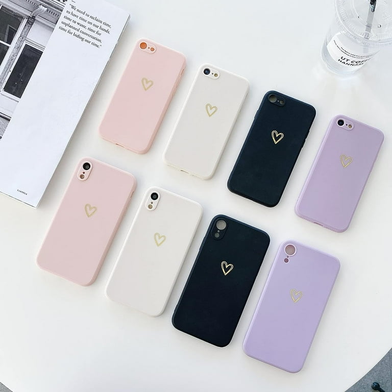 Compatible with iPhone 7/8/SE 2020 Case for Women Girls, Soft
