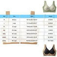 thumbnail image 3 of Front Closure Bras for Women Seamless Wireless Bralettes for Women V Neck Push Up Bra Comfortable Snap Closing Bras, 3 of 4