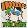 thumbnail image 2 of Funny Who's Your Paddy Tootsie Owl Crewneck T Shirts Boy Girl Teen Brisco Brands XS, 2 of 5
