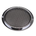 thumbnail image 3 of Caja de la cubierta de parrillas redondas de de 1 pulgada decorativo con tornillos - Paquete de 2 Sunnimix Cubierta de altavoz de agudos negros, 3 of 7