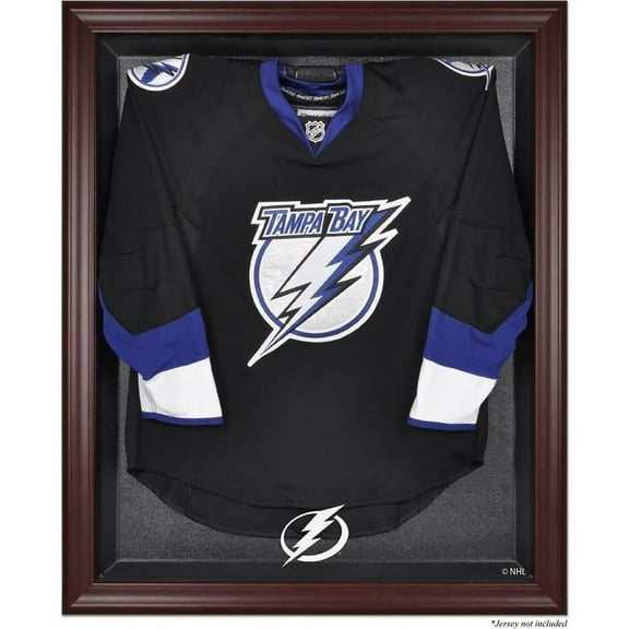 Mounted Memories NHL Jersey Display Case - Tampa Bay Lightning - Mahogany