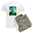 thumbnail image 6 of CafePress - Ukrainian President Zelenskyy Ukraine Flag Pajamas - Men's Light Loose Fit Cotton Pajama Set, 6 of 7