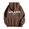 thumbnail image 4 of WILLBEST Sudadera Deportiva para Hombre con Capucha y Estampado De Letras para Uso Informal y Atuendos Elegantes Chica, 4 of 5