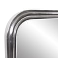 thumbnail image 6 of Tyler Dillon Bright Silver Wood Framed Mantel and Wall Mirror 48"W x 34"H, 6 of 8