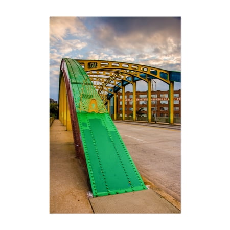 Howard Street Bridge - Baltimore Maryland Photography Unframed Wall Art Print 5 x 7 inches