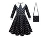 thumbnail image 2 of 2023 Wednesday Addams Cosplay disfraz conjunto niñas negro vestido estampado carnaval fiesta disfraz-solo vestidos-S Bolígrafo Bolígrafo Bolígrafo de papelería, 2 of 5