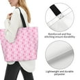 thumbnail image 3 of Easygdp Breast Cancer Awareness5 Bolsas Tote para Mujer, Bolsos de Hombro para Viaje, Bolsos de Mano de Gran Capacidad para Compras y Trabajo, 3 of 8
