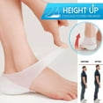 thumbnail image 1 of 1 par de plantillas ocultas para mejorar la altura de las almohadillas de silicona para aumentar la altura, altura: 2,5 cm macho. Afortunado Sencillez, 1 of 4