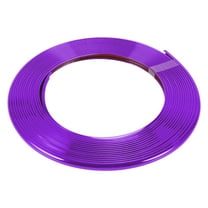 Unique Bargains Universal Car Door Edge Guards C-Type 26.25ft 8m Anti-scratch Collision Chrome Purple