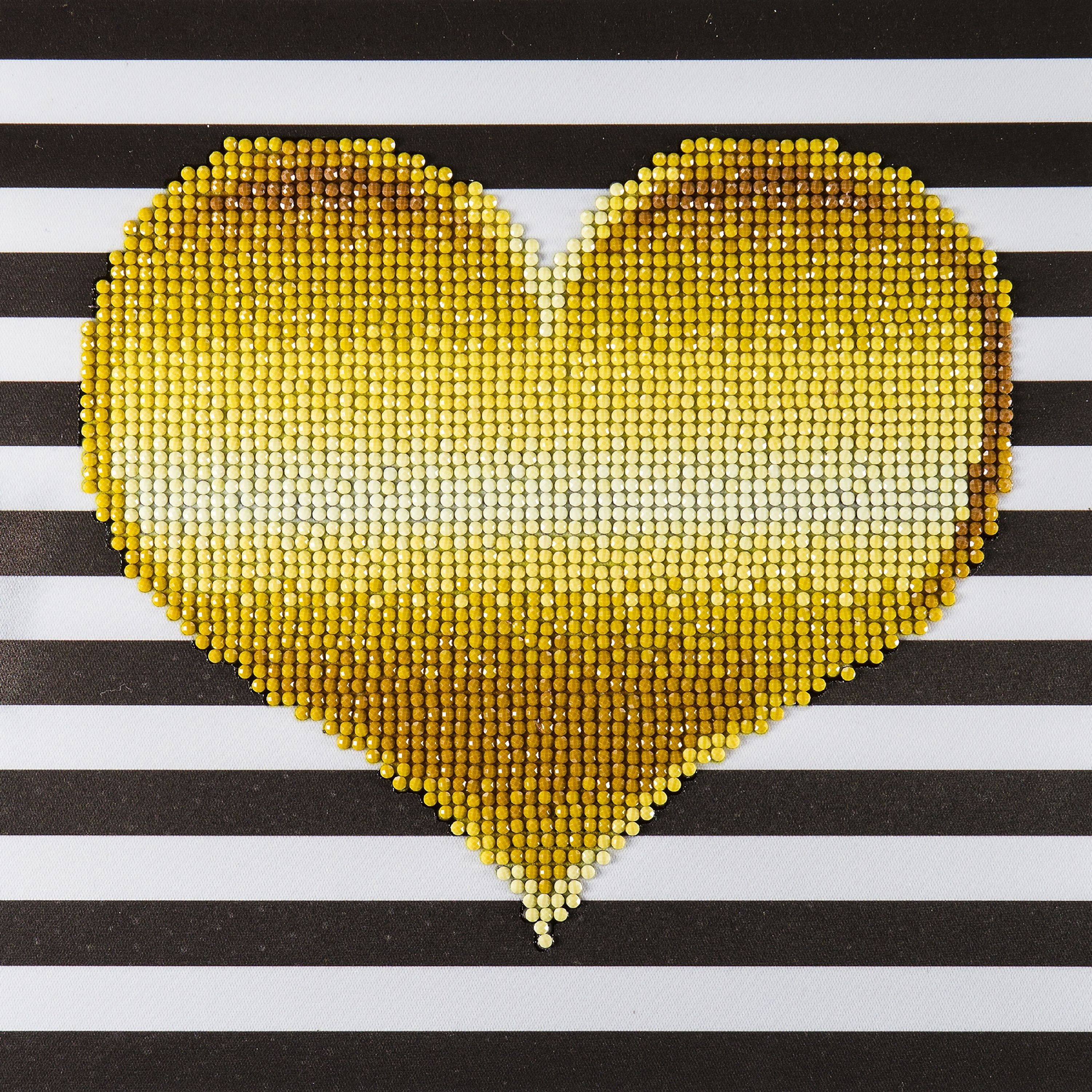 Leisure Arts Diamond Art Beginner Kit 8"X8"-Heart - Walmart.com