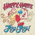 thumbnail image 2 of Nickelodeon Men's Shirt, Classic Cartoon Graphic Print Ren and Stimpy T-Shirt Natural -2X L, 2 of 5