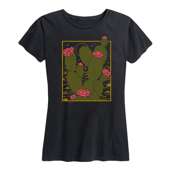 Instant Message - Joshua Tree Cactus - Women's Short Sleeve Graphic T-Shirt