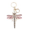 thumbnail image 1 of 1Pc Creative Gradient Color Key Pendant Dragonfly Design Key Chain Bag Decor, 1 of 3