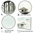 thumbnail image 3 of Designart "Minimalistic Horizon Featuring The Coastal Pier" Coastal Pier Floater Framed Wall Decor, 3 of 5