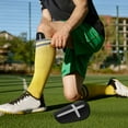 thumbnail image 4 of Masteelf Black Football Shin Guards for Teens with PU Material and Comfortable Fit for Daily Use and Matches 1 Pair, 4 of 8