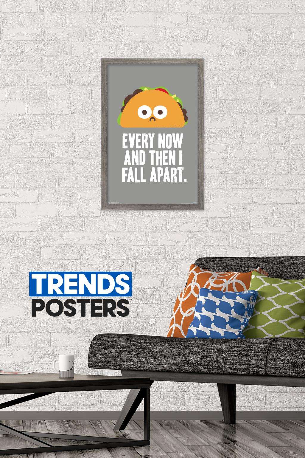 DaVid Olenick - Taco Fail Wall Poster, 14.725" x 22.375", Framed
