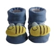 thumbnail image 4 of 3 Pack Cute Infant Baby 3D Socks Slippers, Non Slip Design, 0 - 6 Months, 4 of 6