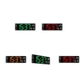 thumbnail image 4 of Inteprter Reloj de con cuenta regresiva y control remoto, pantalla Digital grande para sincronización precisa Electrónica negro rojo, 4 of 6