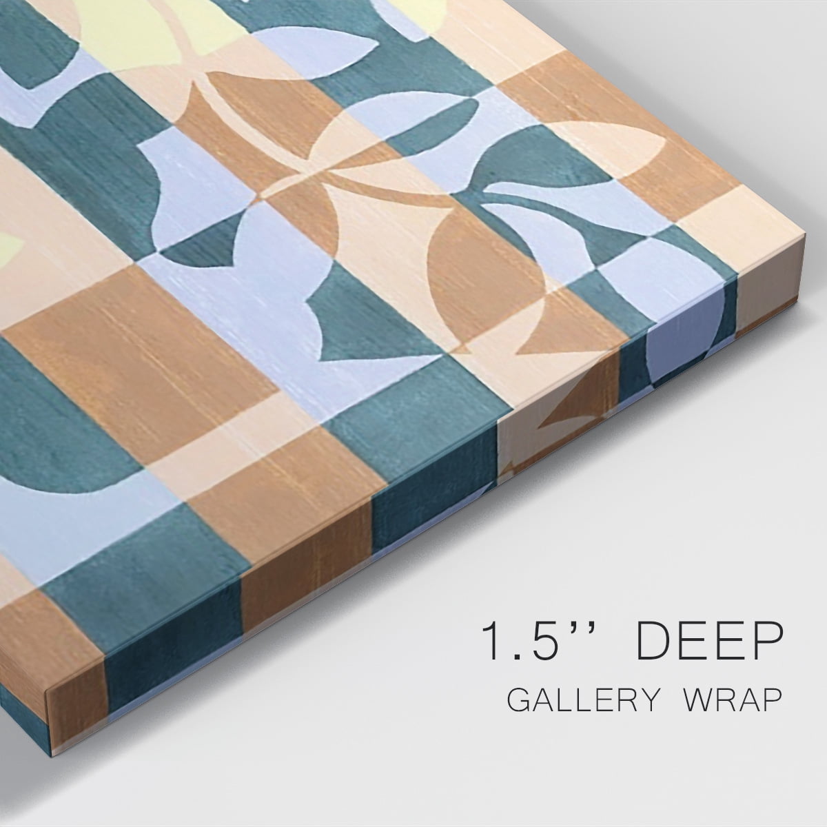 Checkered Cutting II Premium Gallery Wrapped Canvas - Ready to Hang