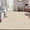 Beige, variant on Non Slip Washable Rug 2x6 Area Rug, Solid Textured Low Pile Neutral Modern Carpet for Living Room Bedroom, Pet Friendly Stain Resistant Weaving Farmhouse Rug for Dining Room Office