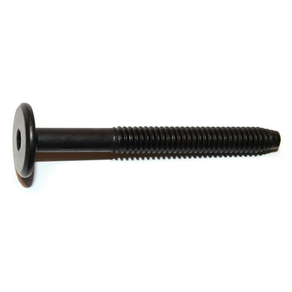 1/4"-20 x 2.36" Black Steel Coarse Thread Joint Connectior Bolts (10 pcs.)