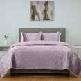 thumbnail image 2 of Lemon Tree Lilith Twin Mauve Quilt Set, 2 of 3