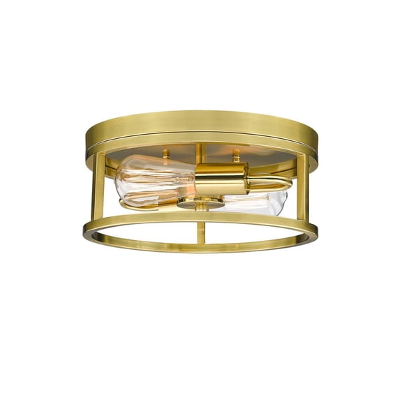 Bethel International Flush Mount Gold Iron